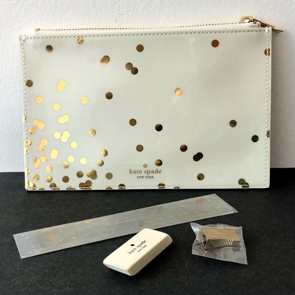 Kate Spade Confetti Dot Pencil Pouch